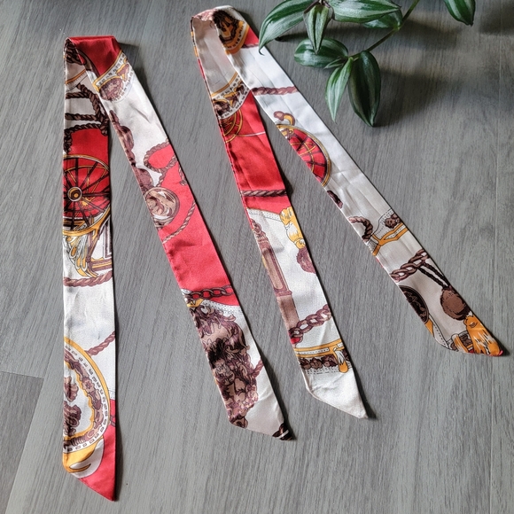 The Unbranded Brand Accessories - 2pcs Twilly Scarf Bag Accesaory